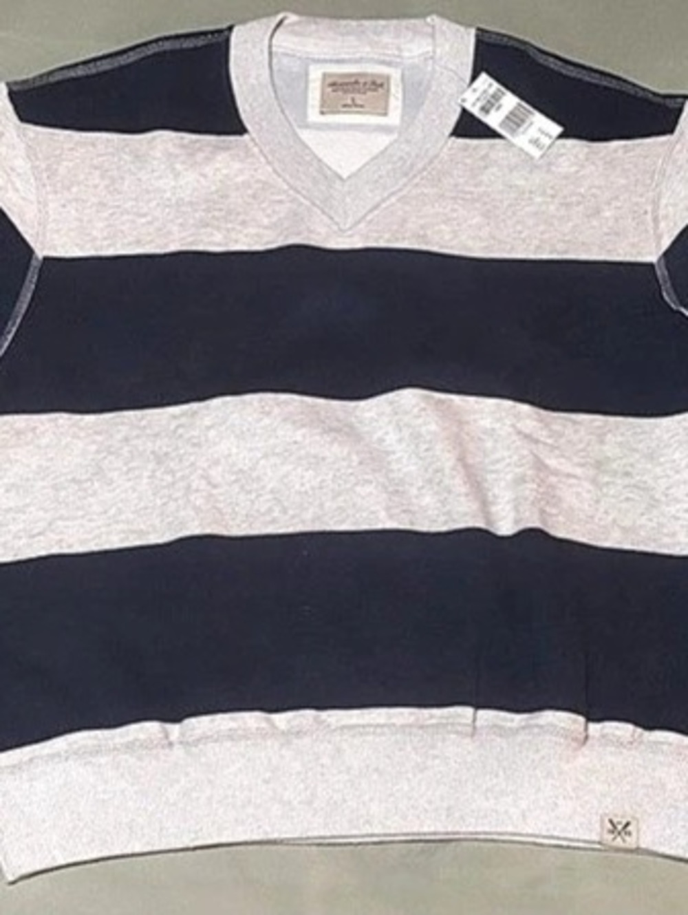 Abercrombie & Fitch Men's Color Block Crewneck Size Large NWT